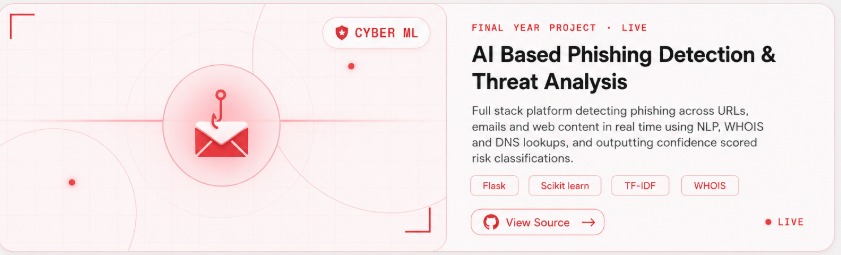 AI Based Phishing Detection & Threat Analysis Light Theme